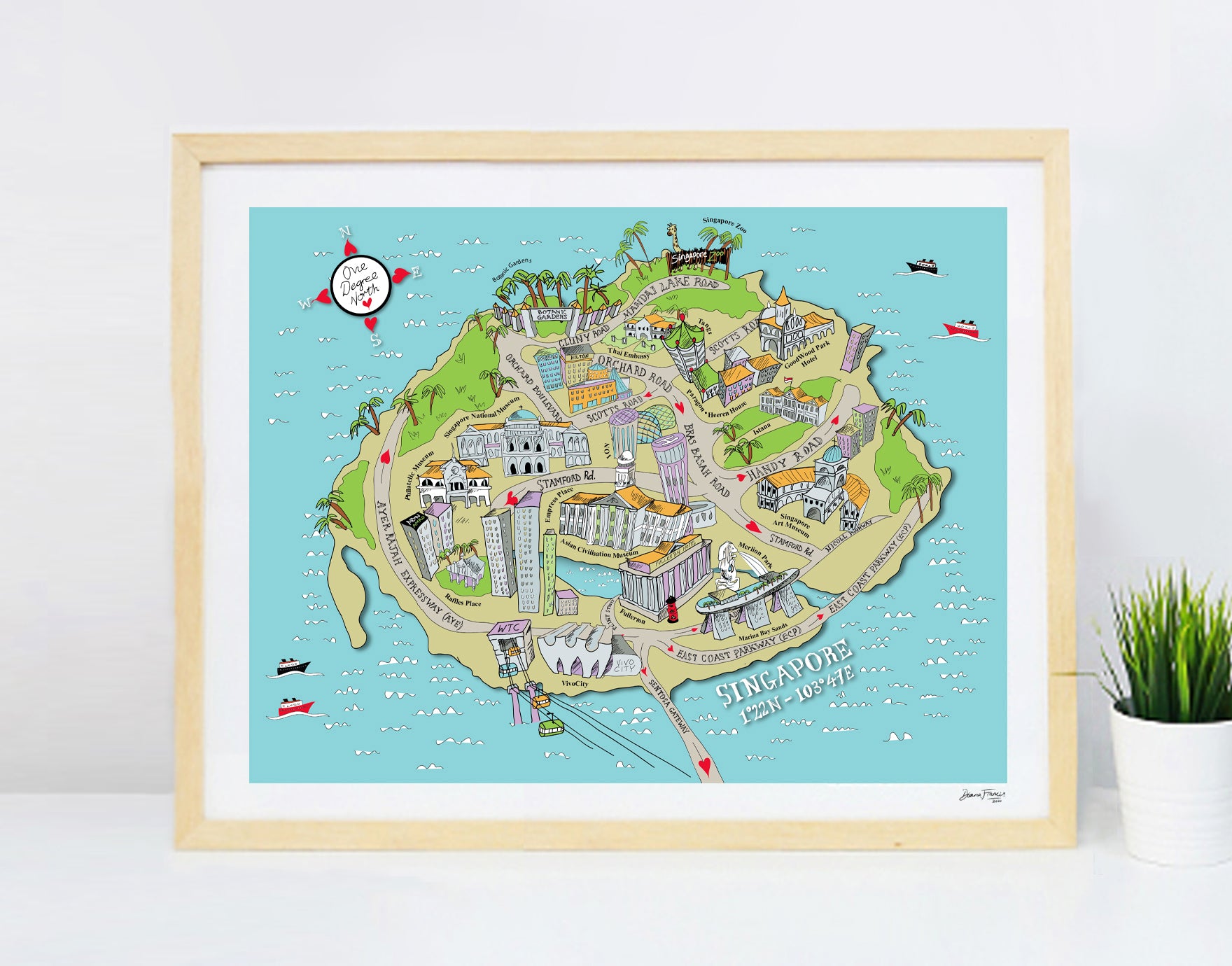 Illustrated Global Maps